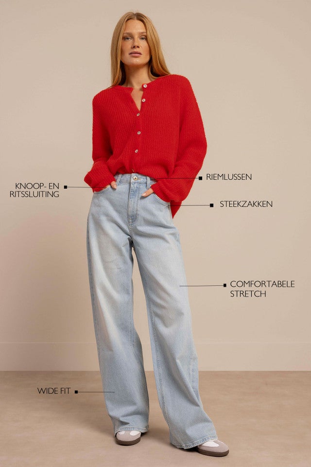 STUDIO ANNELOES 13697 Lexie denim trousers - Denim light