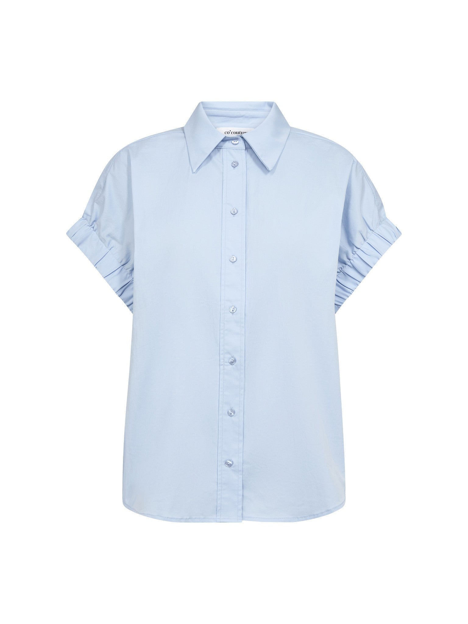 CO'COUTURE 500053 PoppyCC ElastCuff SSsht-PaleBlue