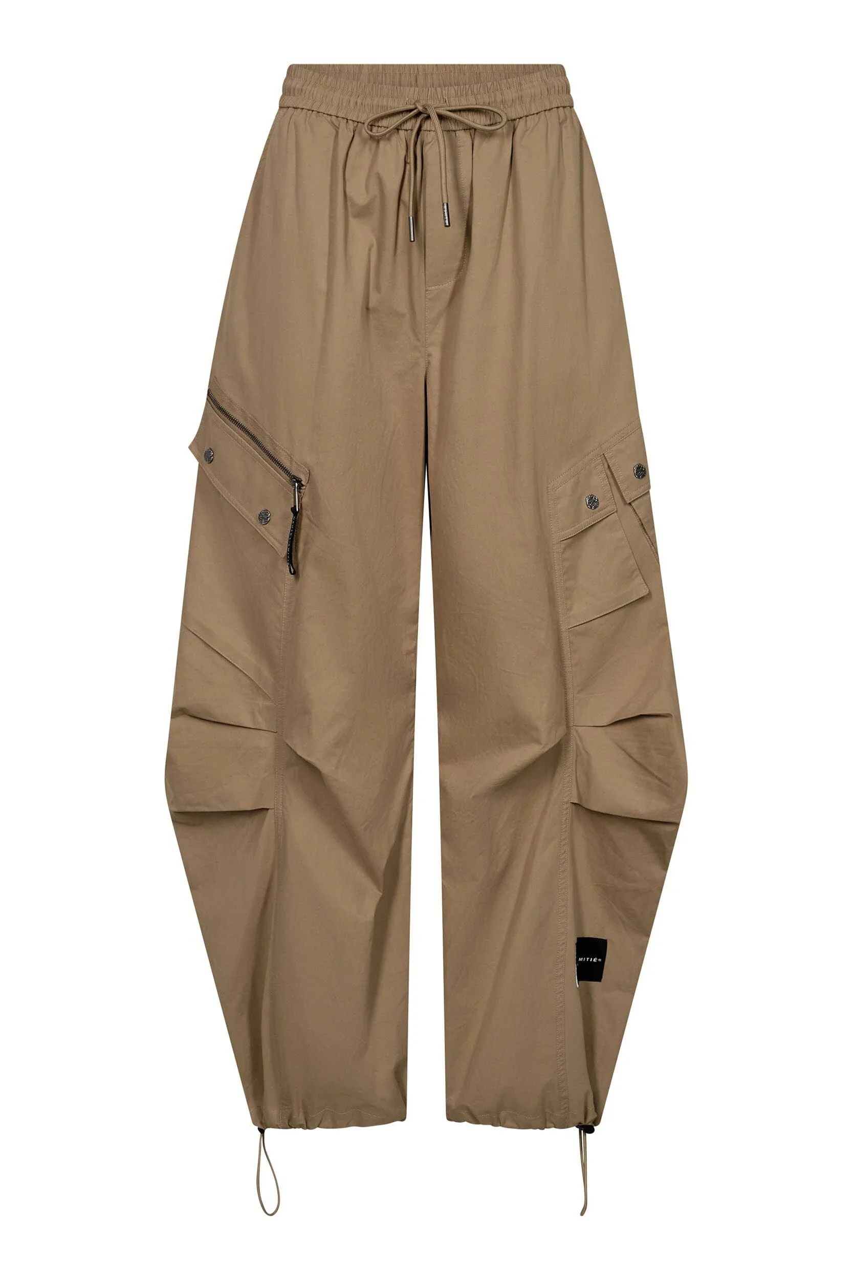 HAUTE L'AMITIE HL11086 Air Zip Tall Pants- Walnut
