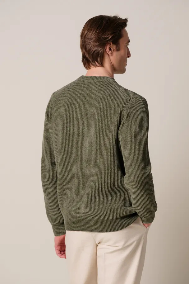 PROFUOMO PPXJ30034A  chenille crewneck pullover