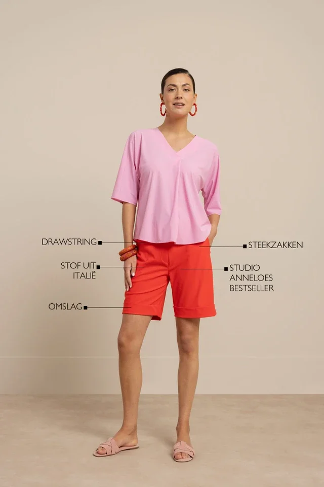 STUDIO ANNELOES 13814 City bermuda-coral red