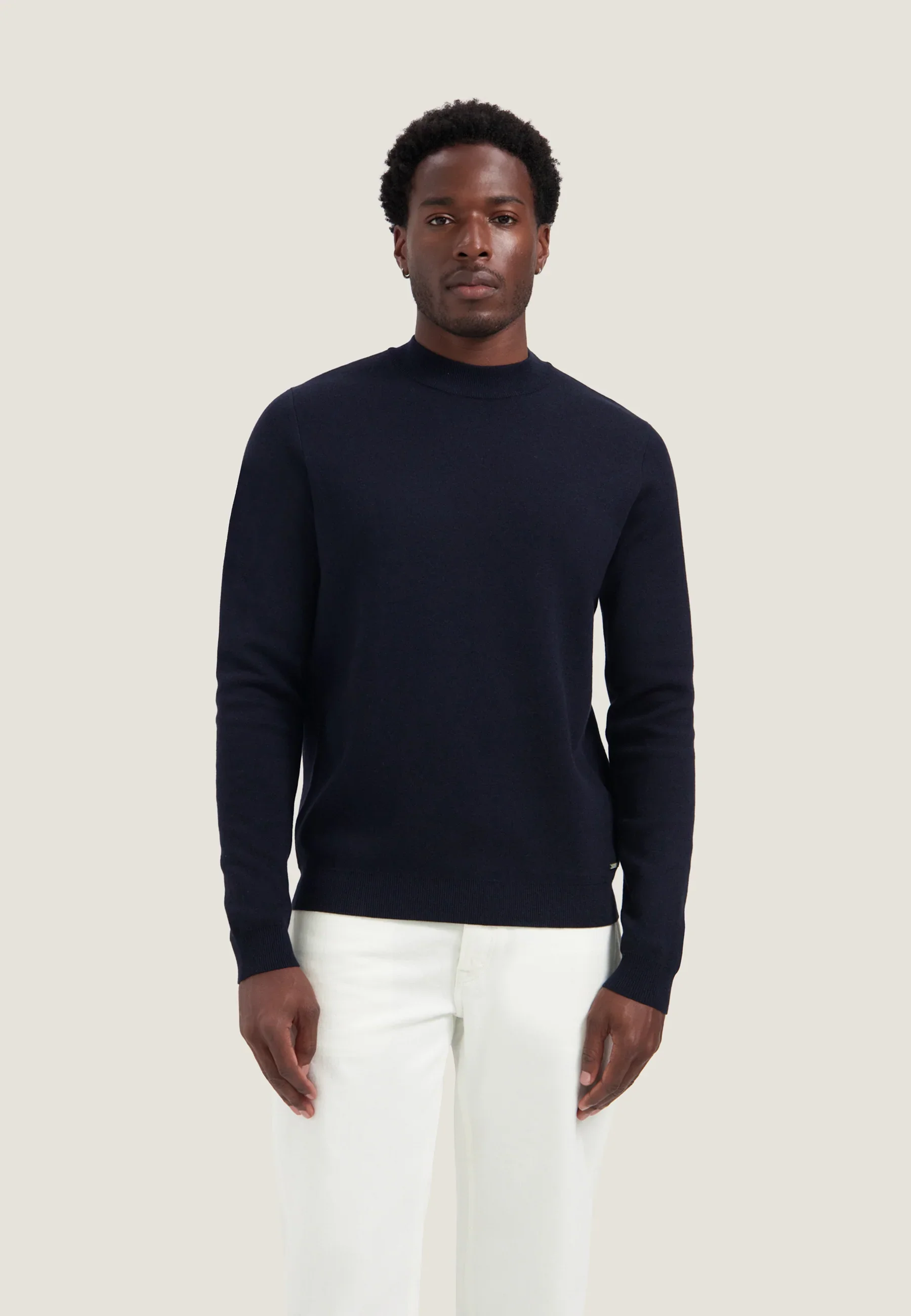DSTREZZED 405940 ARCHER MOCKNECK dark navy