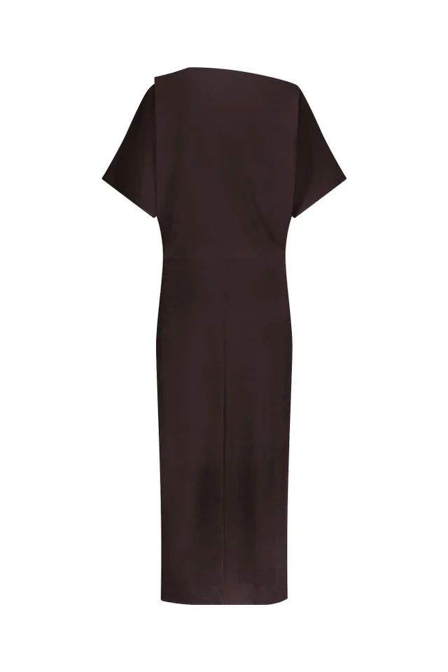 STUDIO ANNELOES 13819 Ineke dress-espresso