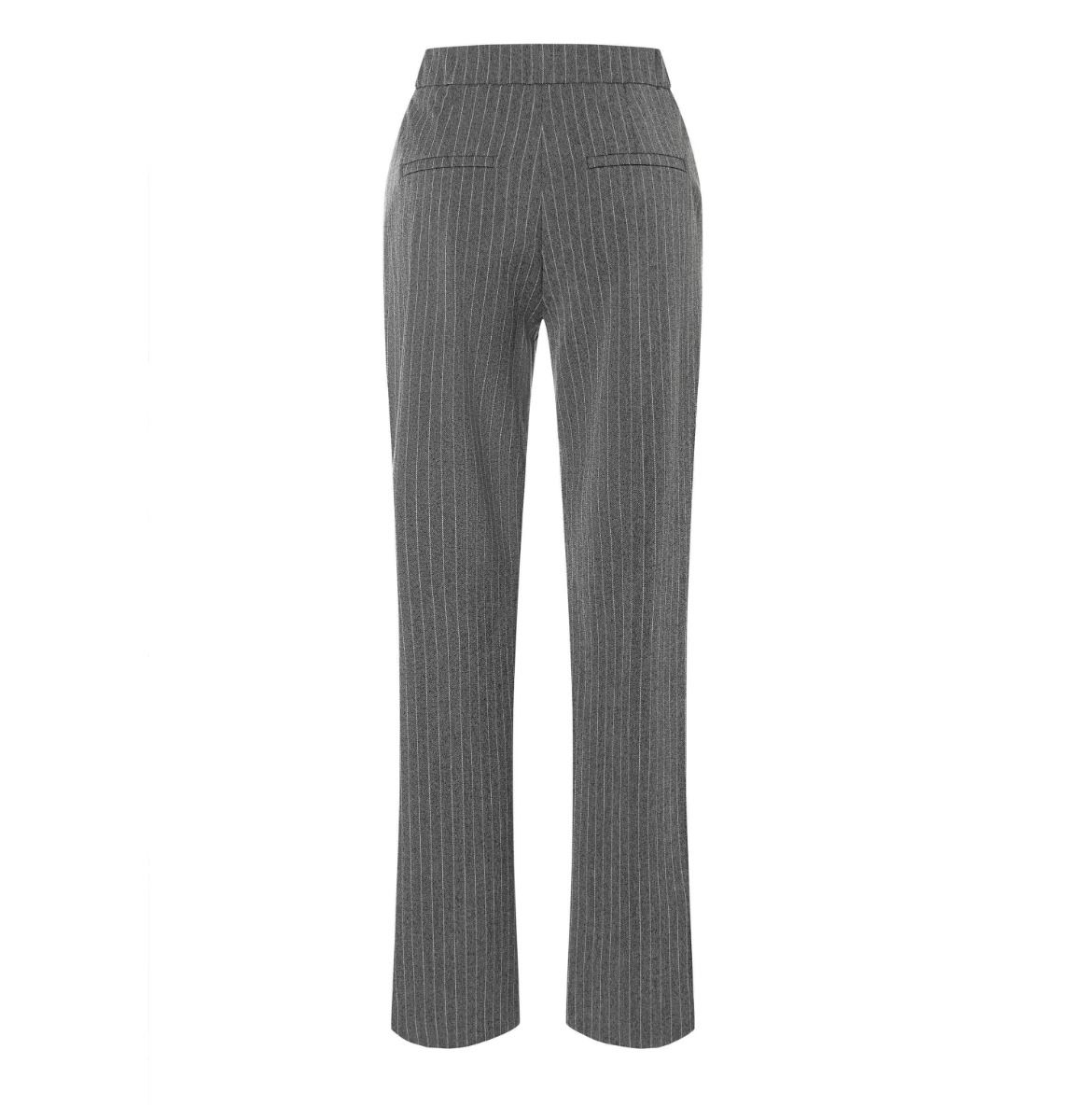 MAC 0140 3055-00 CHIARA Wide Pantalon-smoked grey stripe