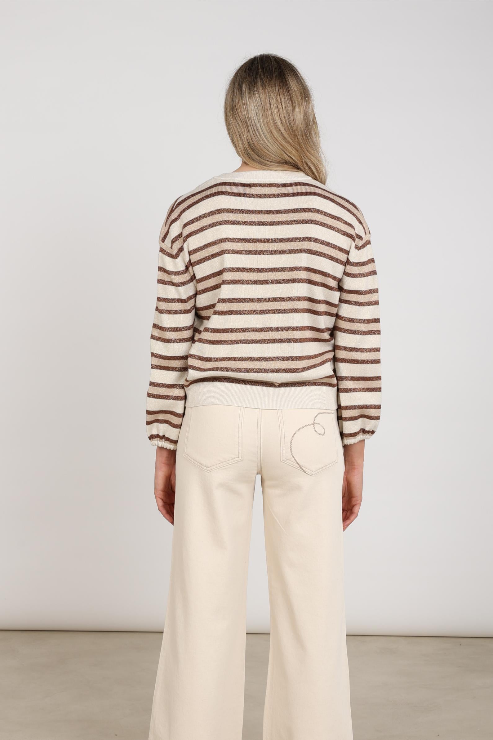 NUKUS NKF03054 Kim Pullover Stripe