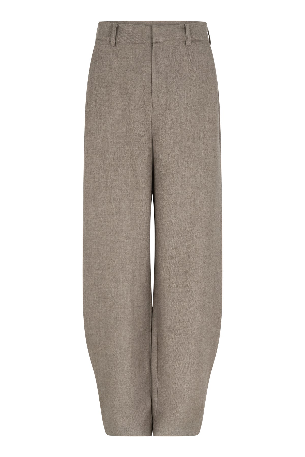 RUBY TUESDAY T607-1660 Clendis Tappered button detail pants - Slate grey