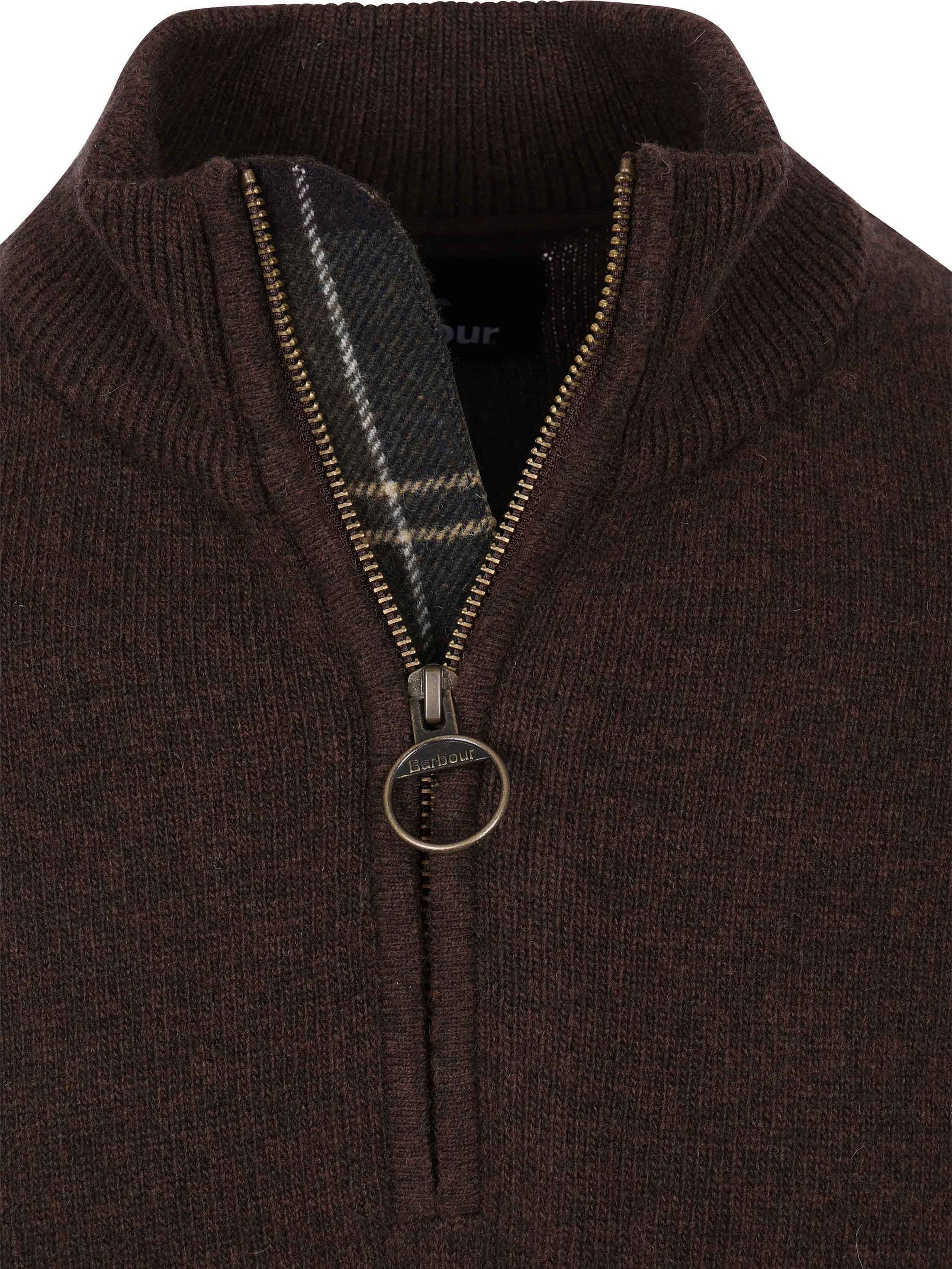 BARBOUR MKN0837 HOLDEN HALF ZIP KNITTED PULLOVER
