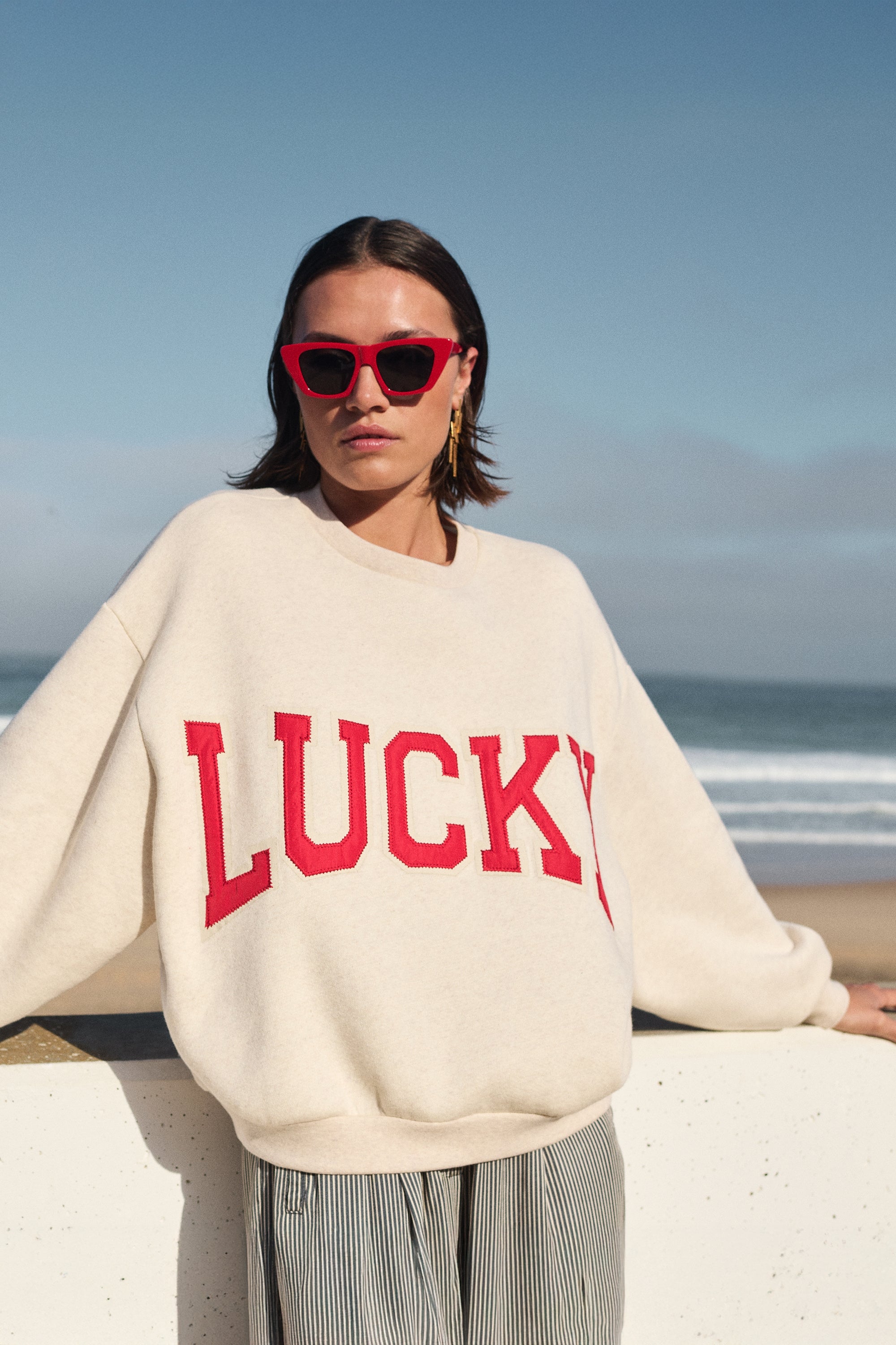 BY-BAR 26218903 Bibi Lucky PatchSweat