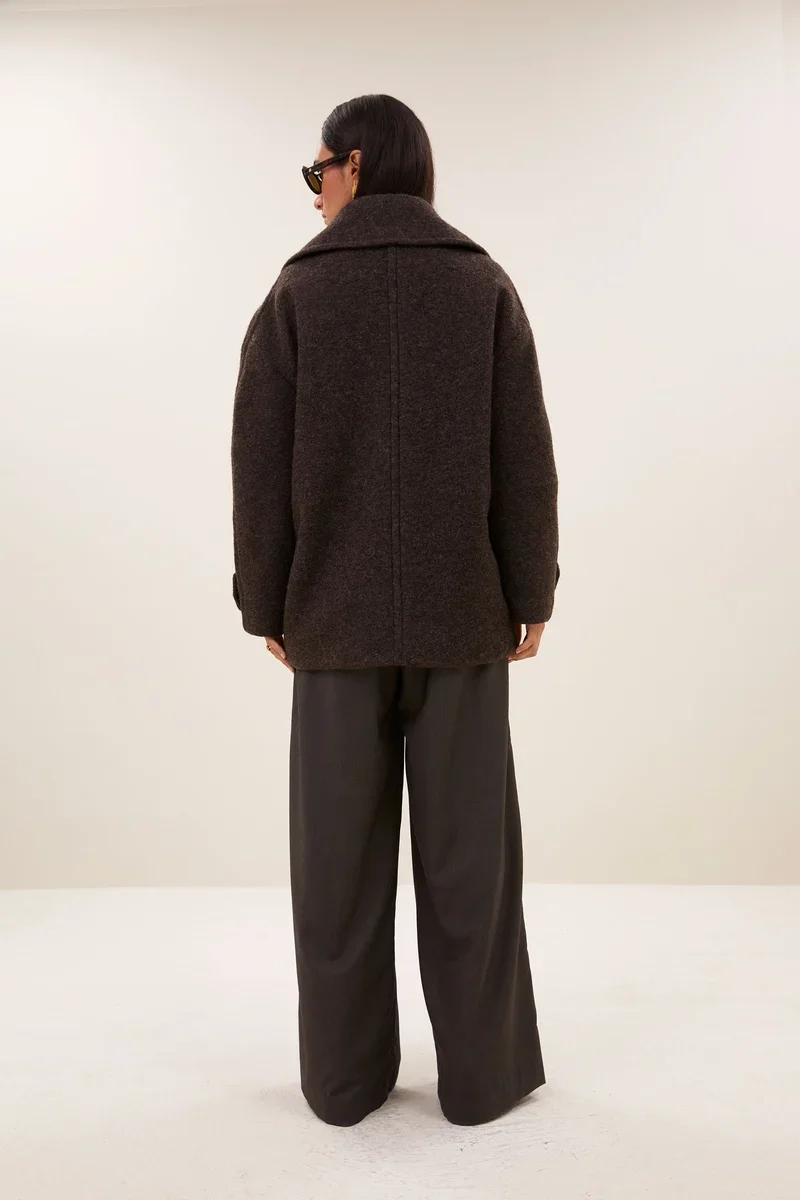 BY-BAR 26419028 Scott melange coat