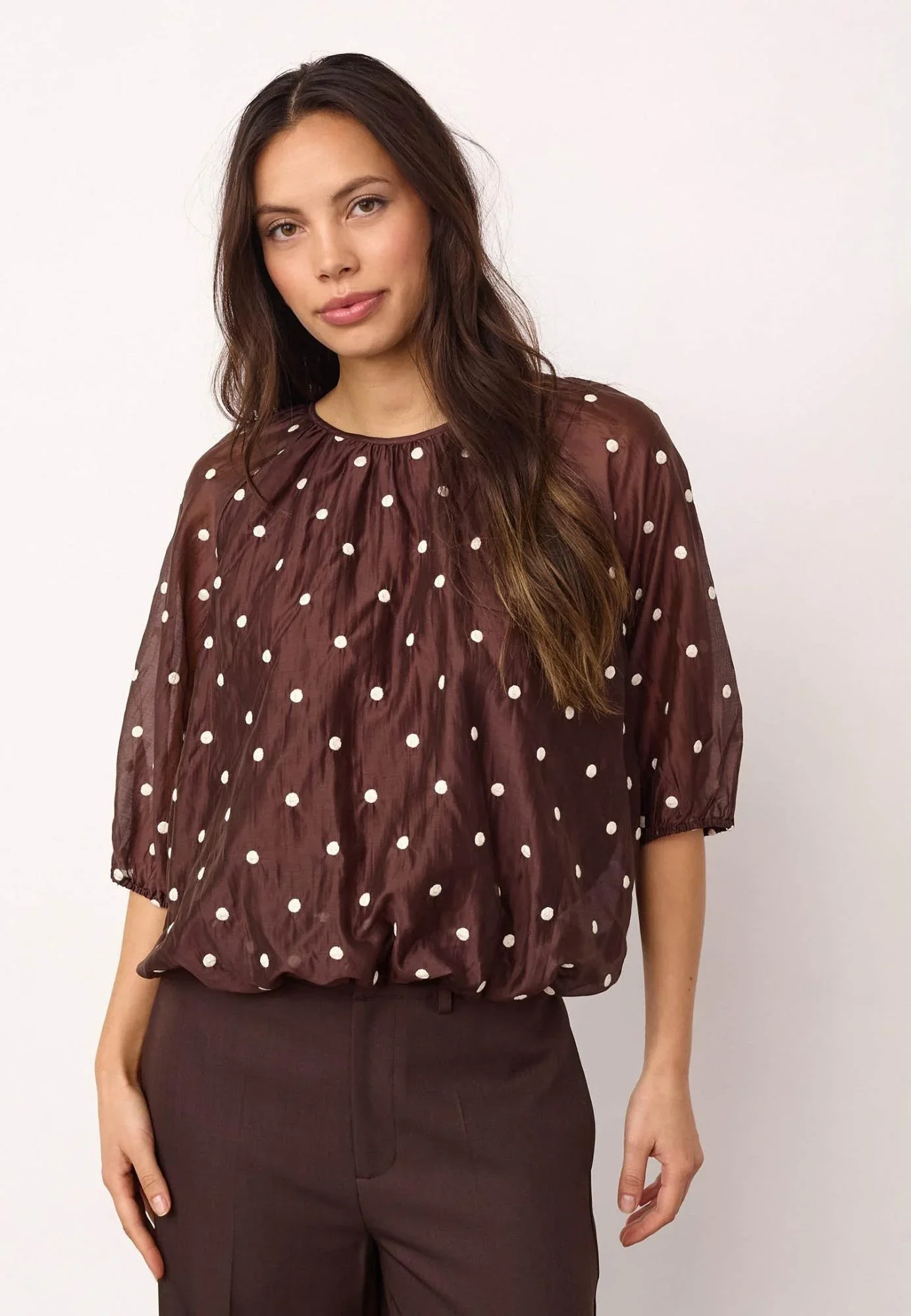 CO'COUTURE 500042 DitaCC Dot Balloon Blouse