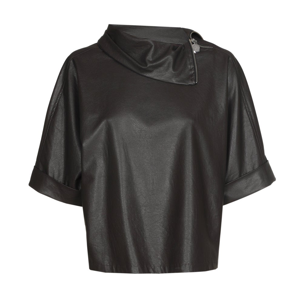 CarolineBiss 4609/30 Rechte top in vegan leather