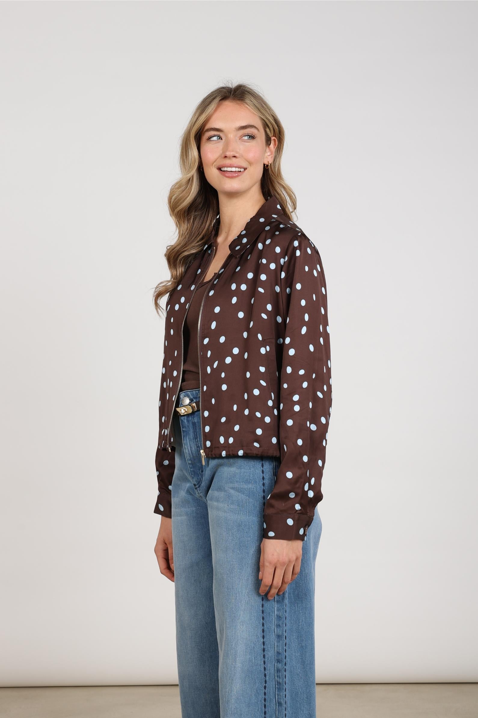 NUKUS NKF13128 Doreen Bomber Dots