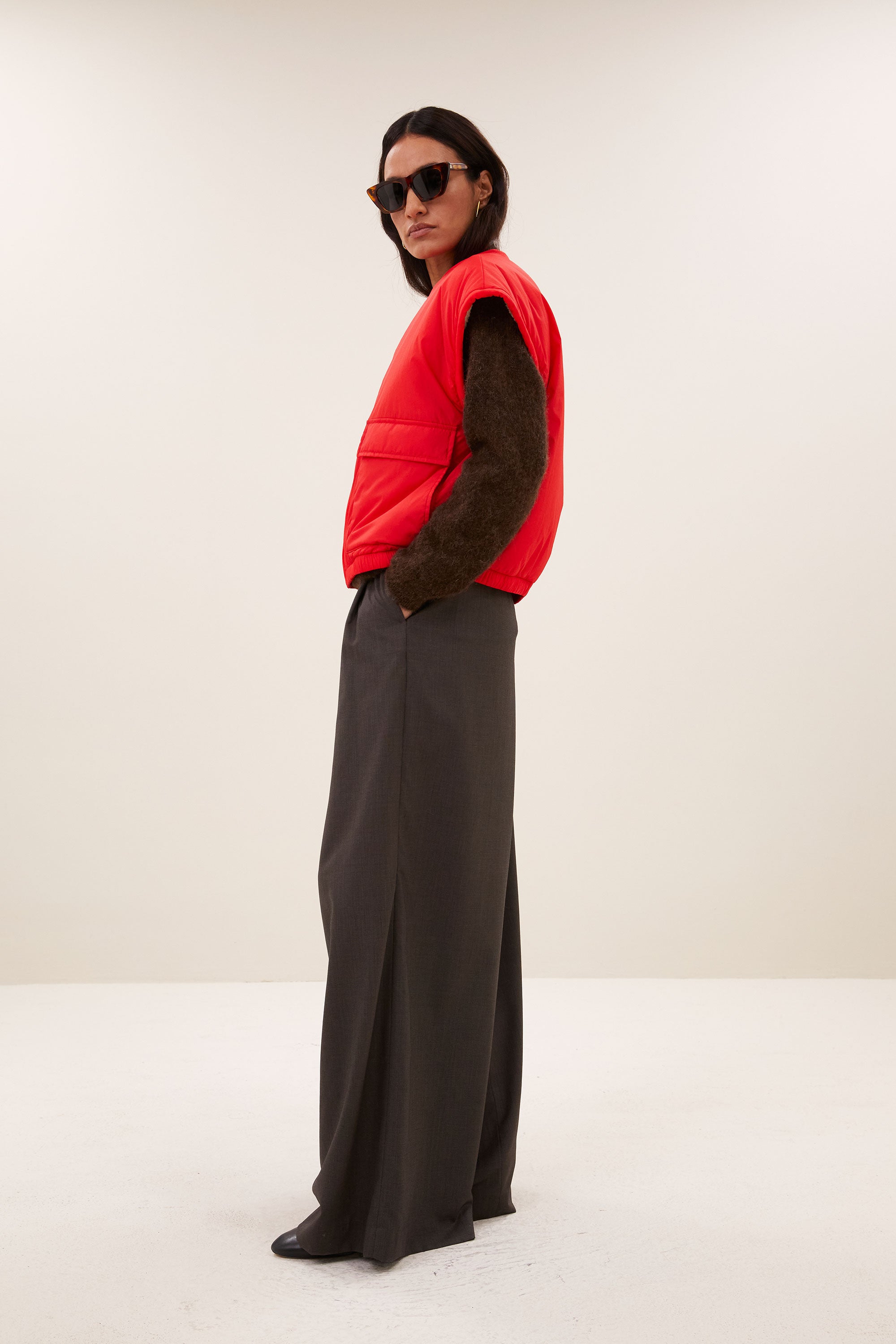 BY-BAR 26419003 gio sleeveless-poppy red