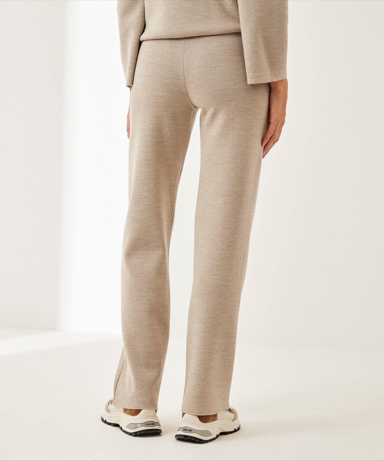 LaSalle IT.11 Wide Leg Pants Naturel