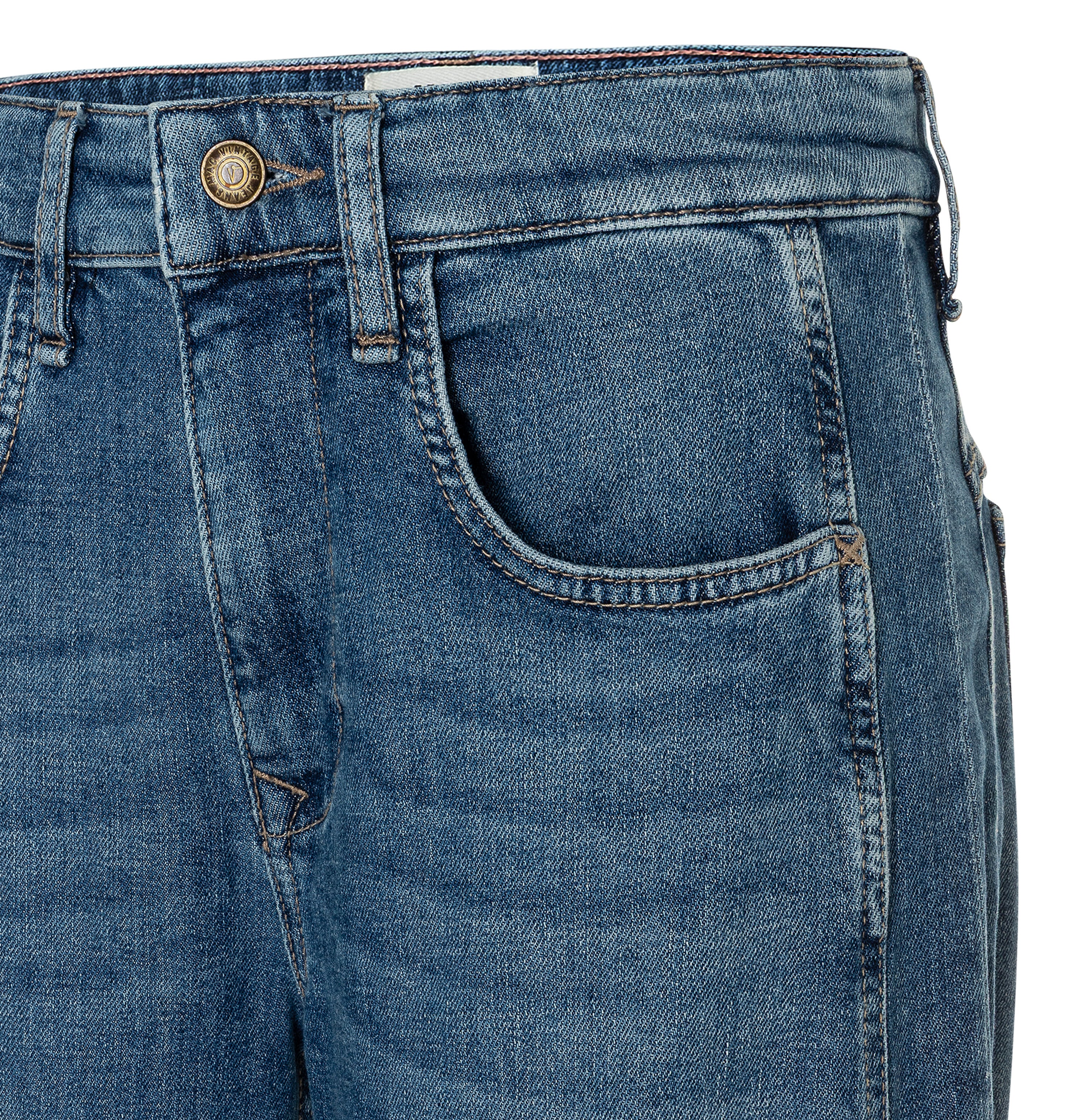 MAC 0333L 3126-90 OHIO Barrel Fit Jeans-MidBlueUsed