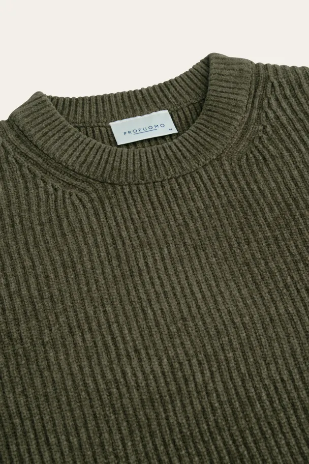 PROFUOMO PPXJ30034A  chenille crewneck pullover