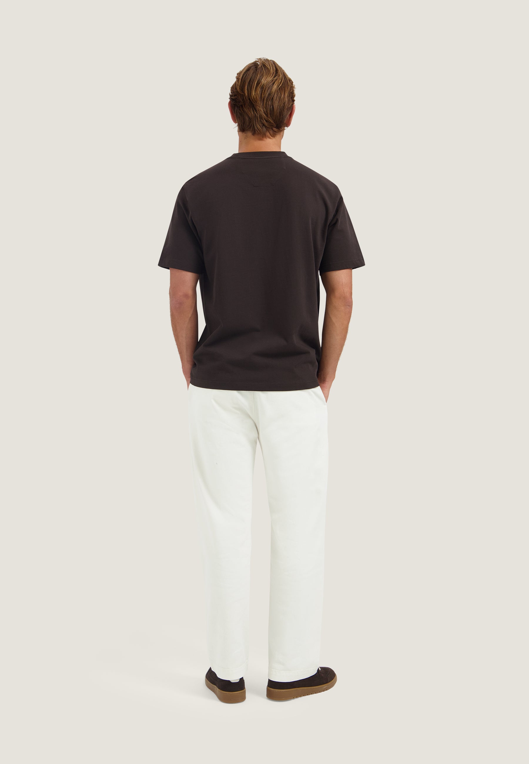 DESTREZZED 203012 COLLIN SS TEE-Dk. Brown