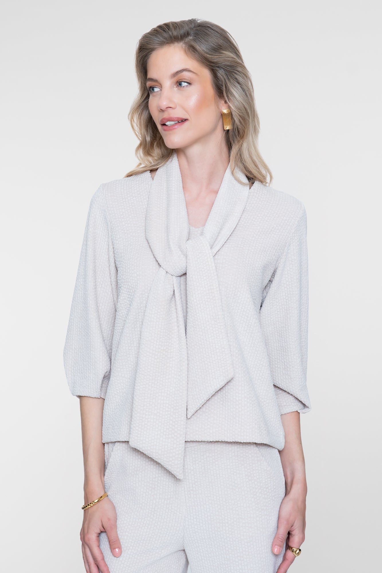 GEISHA 62650-20 BLOUSE MET SJAAL