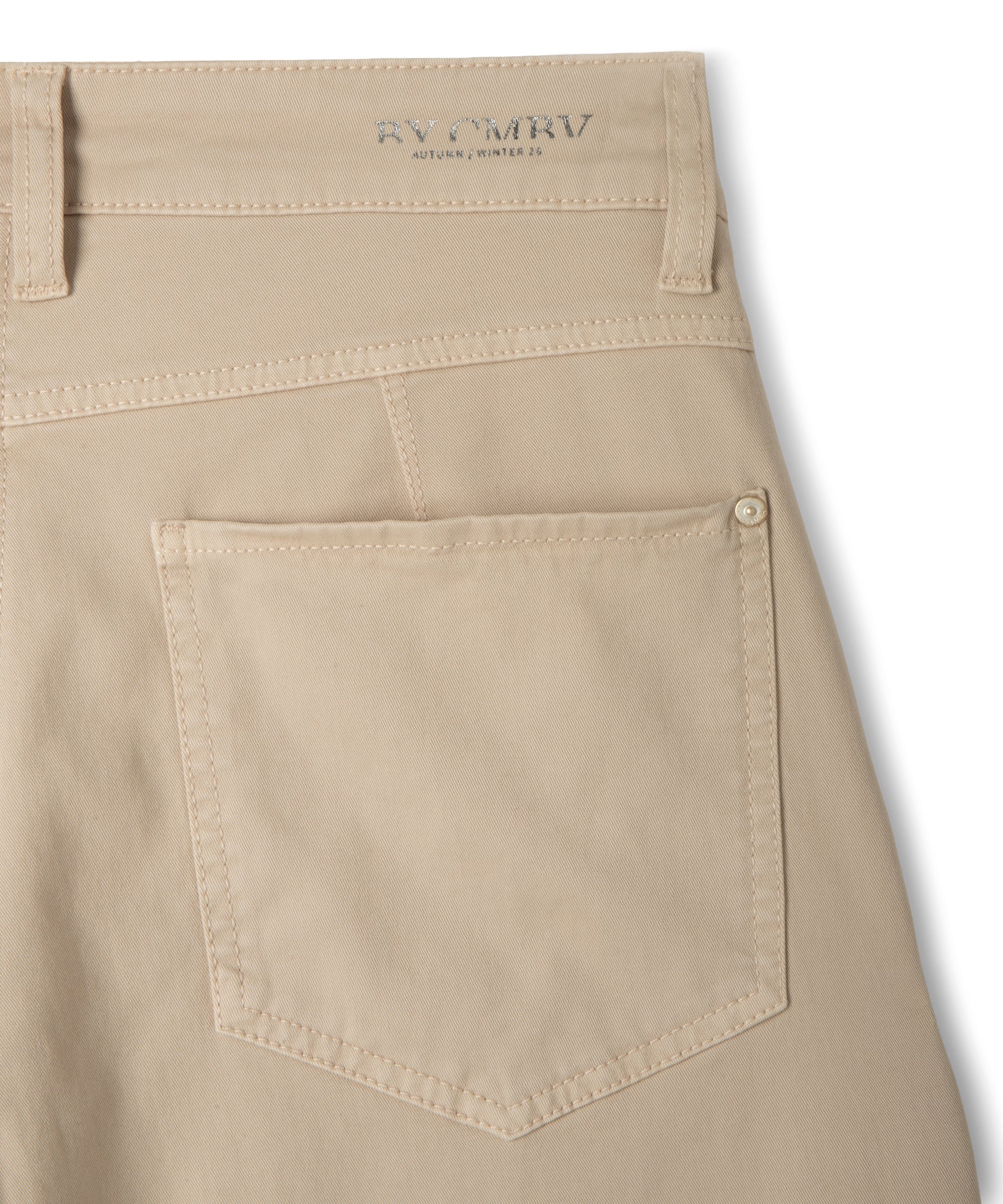Cambio 7667 0137-04 Odele Twill Broek-dusty sand