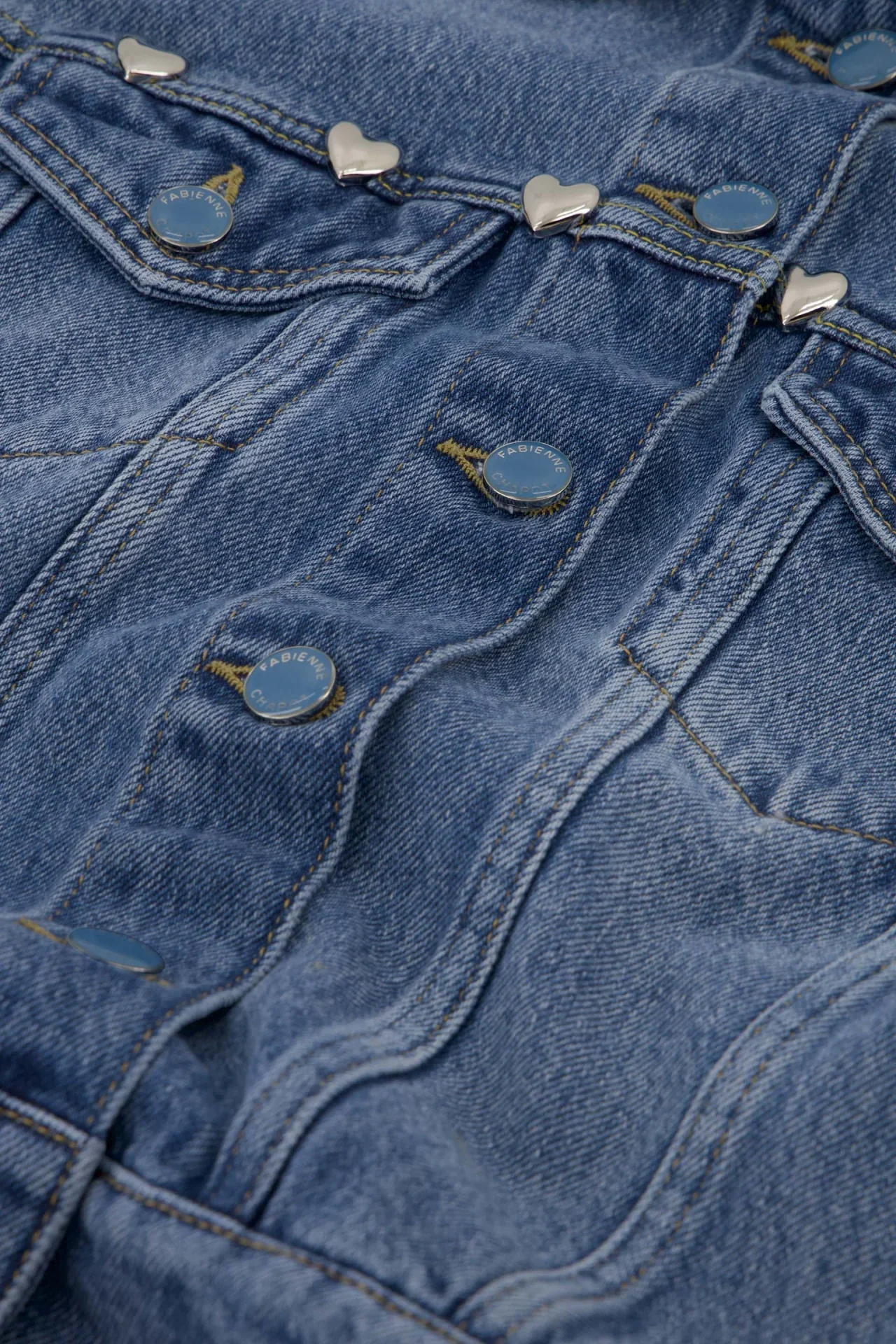 FABIENNE CHAPOT CLTJKT05SS25 Lexie Denim Jacket