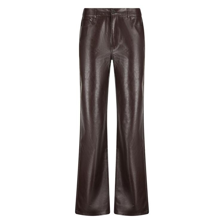 NUKUS NKF09056 Patricia Pants PU-Dark Chocolate