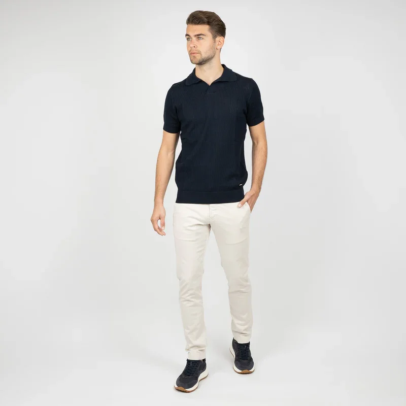 SEVEN DIALS SDL26106RI21 BENNET Buttonless Polo-Navy