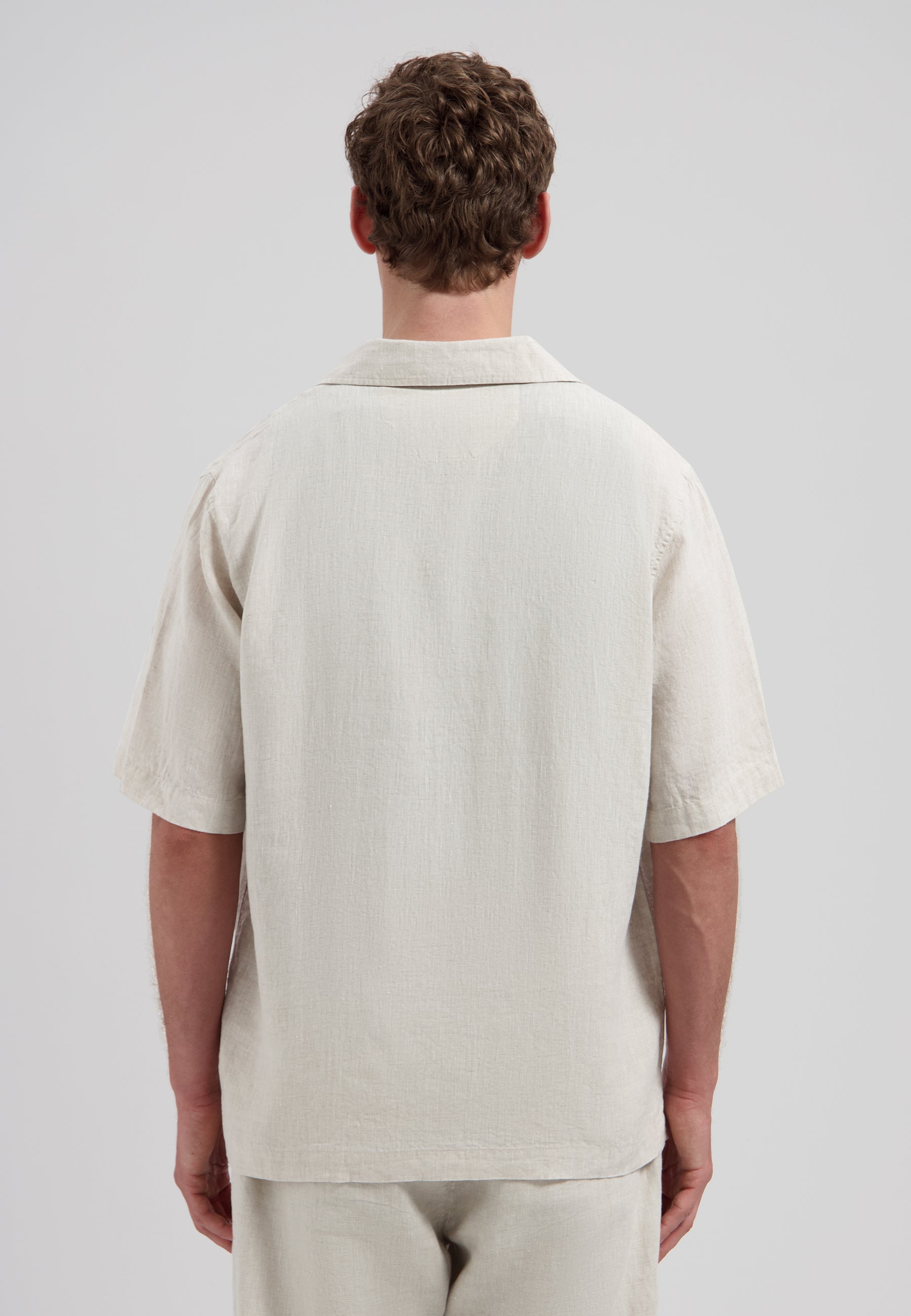 DSTREZZED 311480-SS26 Hero Resort Shirt - Sand melange