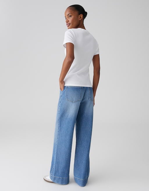 OPUS 10538110409106 Samuna scallop Basic shirt