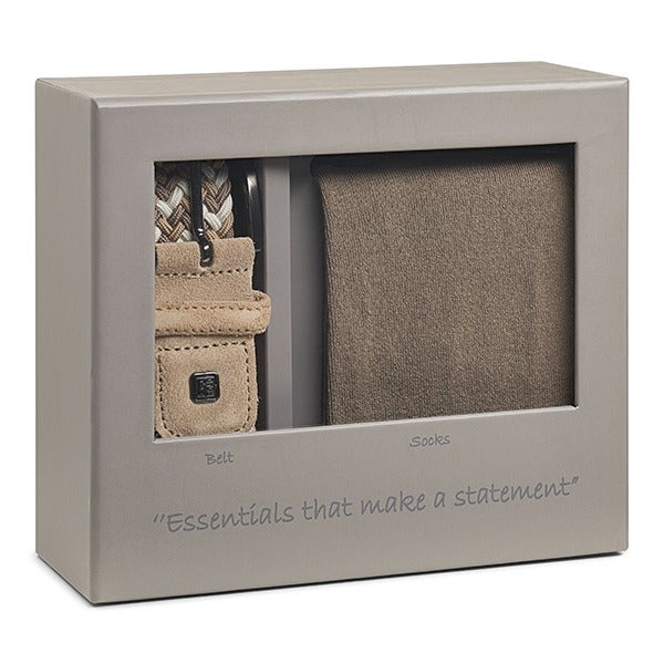 CARLO LANZA 100000 Boxset/riem/sok-beige