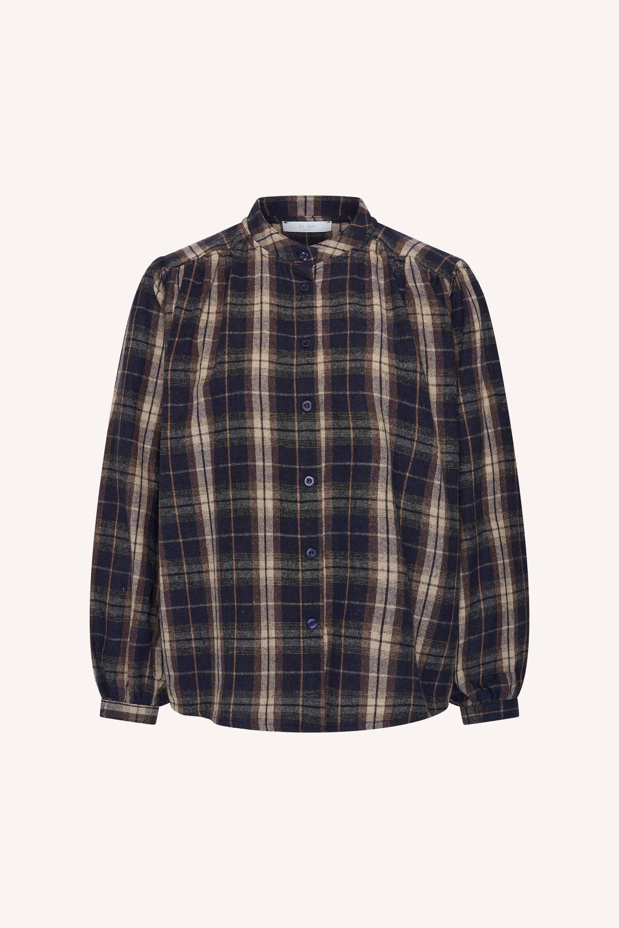 BY-BAR 26412064 jagger check blouse