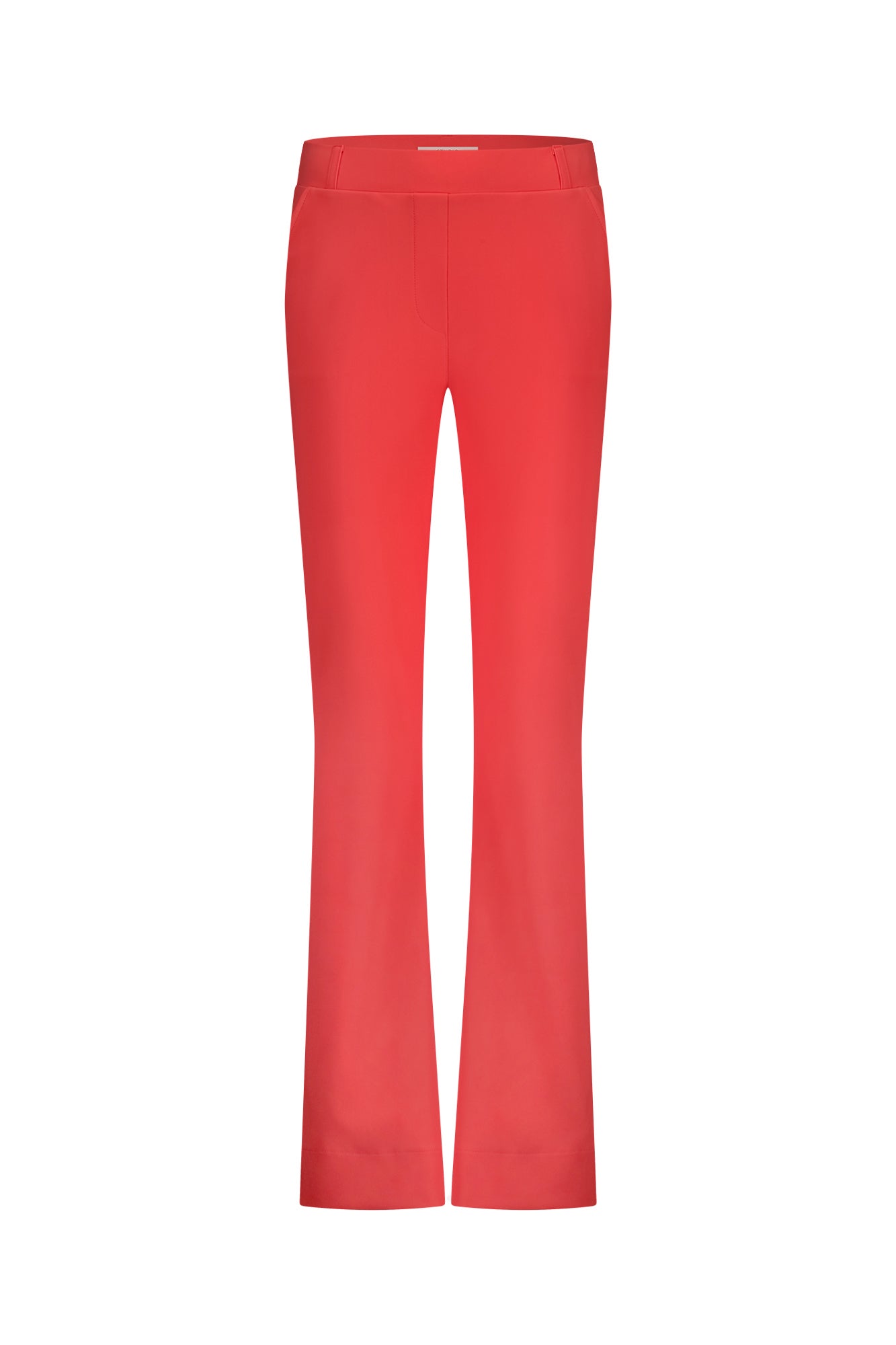 STUDIO ANNELOES 12654 Flair bonded trousers - coral red