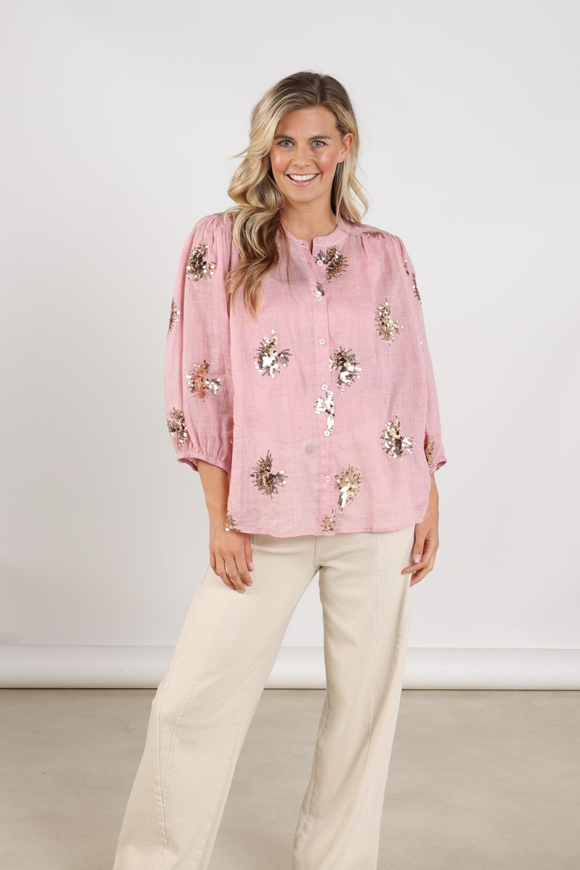 NUKUS NKS02175 Lynn Blouse Paillet