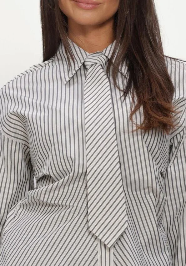 HAUTE L'AMITIE HL10817 Gemma TieStripe Shirt