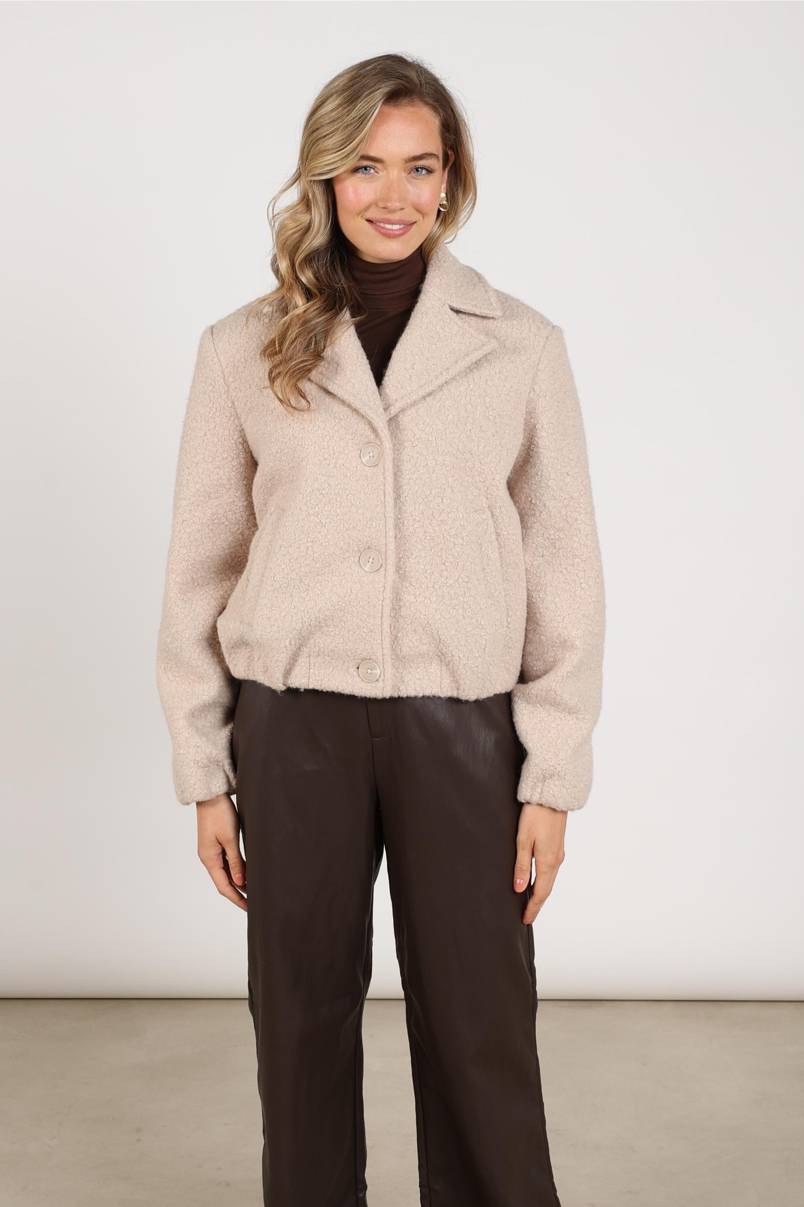 NUKUS NKF12010 Madelin Jacket Boucle-sand