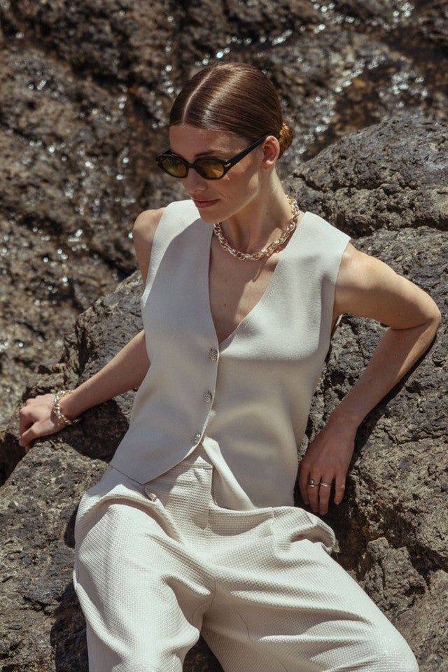 STUDIO ANNELOES 13770 Fenna knitted gilet