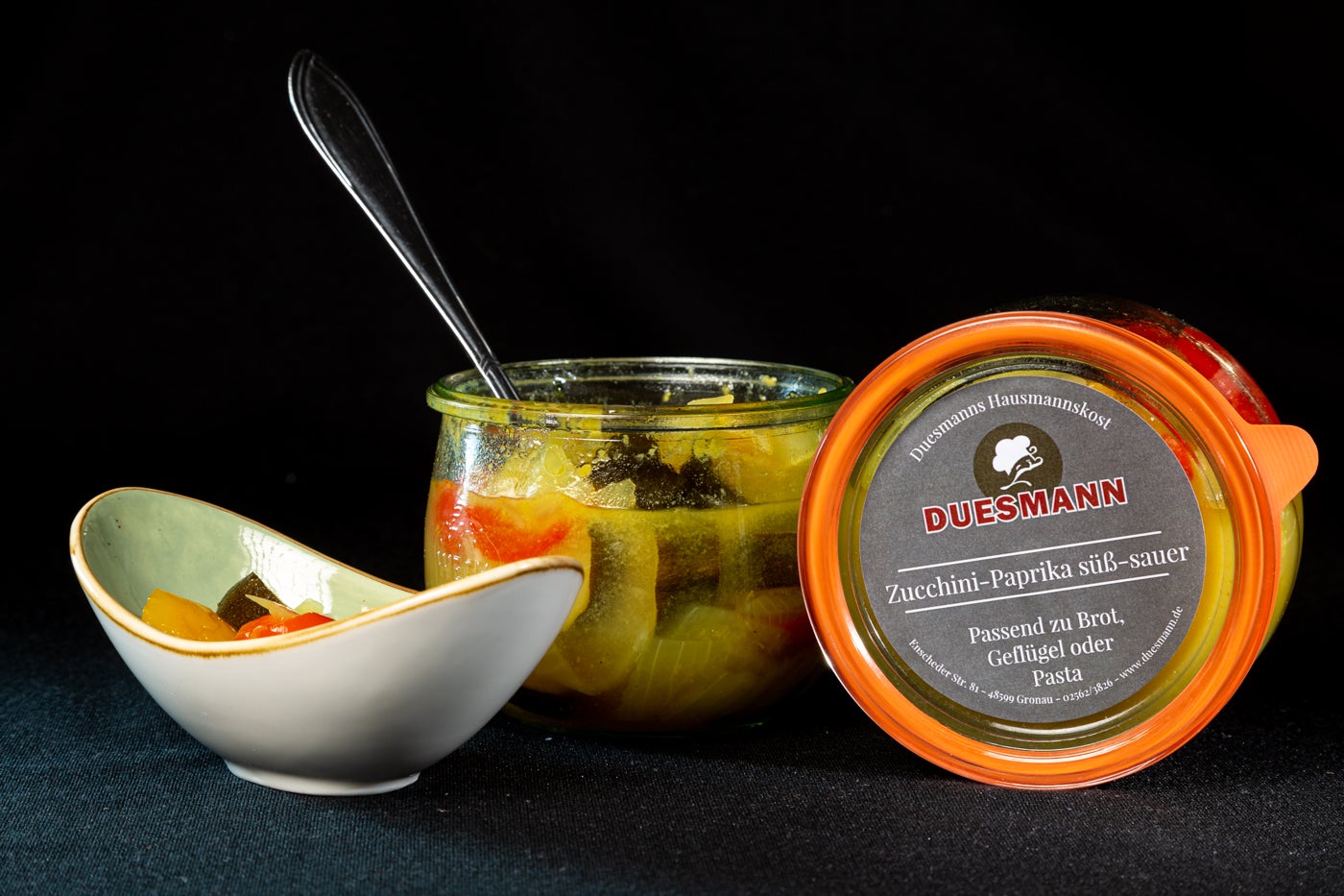 Zucchini süß-sauer im Weckglas Zucchini süß-sauer im Weckglas