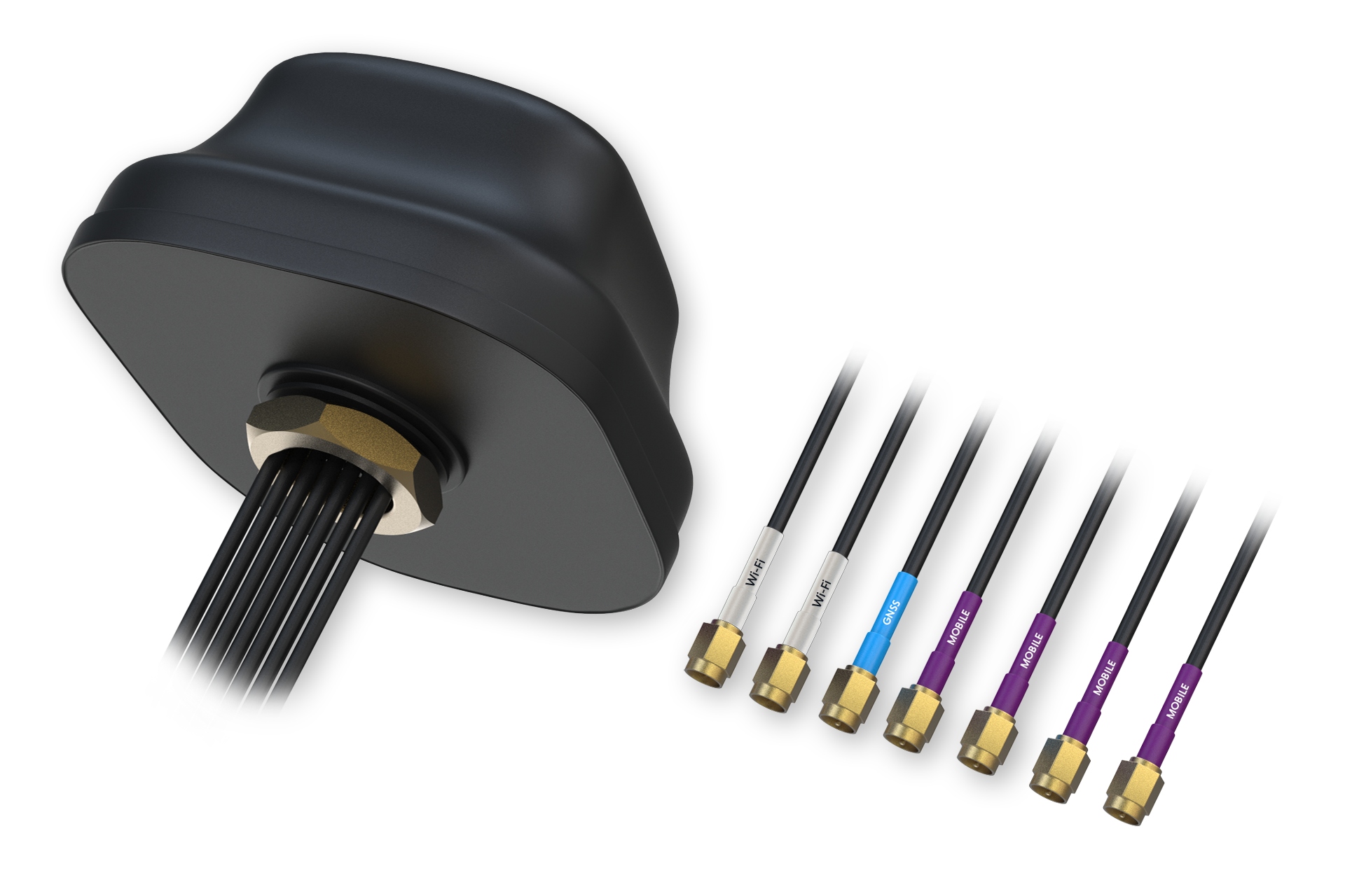 Teltonika PR1KC640 5G COMBO MIMO MOBILE/GNSS/WIFI ROOF SMA ANTENNA Teltonika PR1KC640 5G COMBO MIMO MOBILE/GNSS/WIFI ROOF SMA ANTENNA