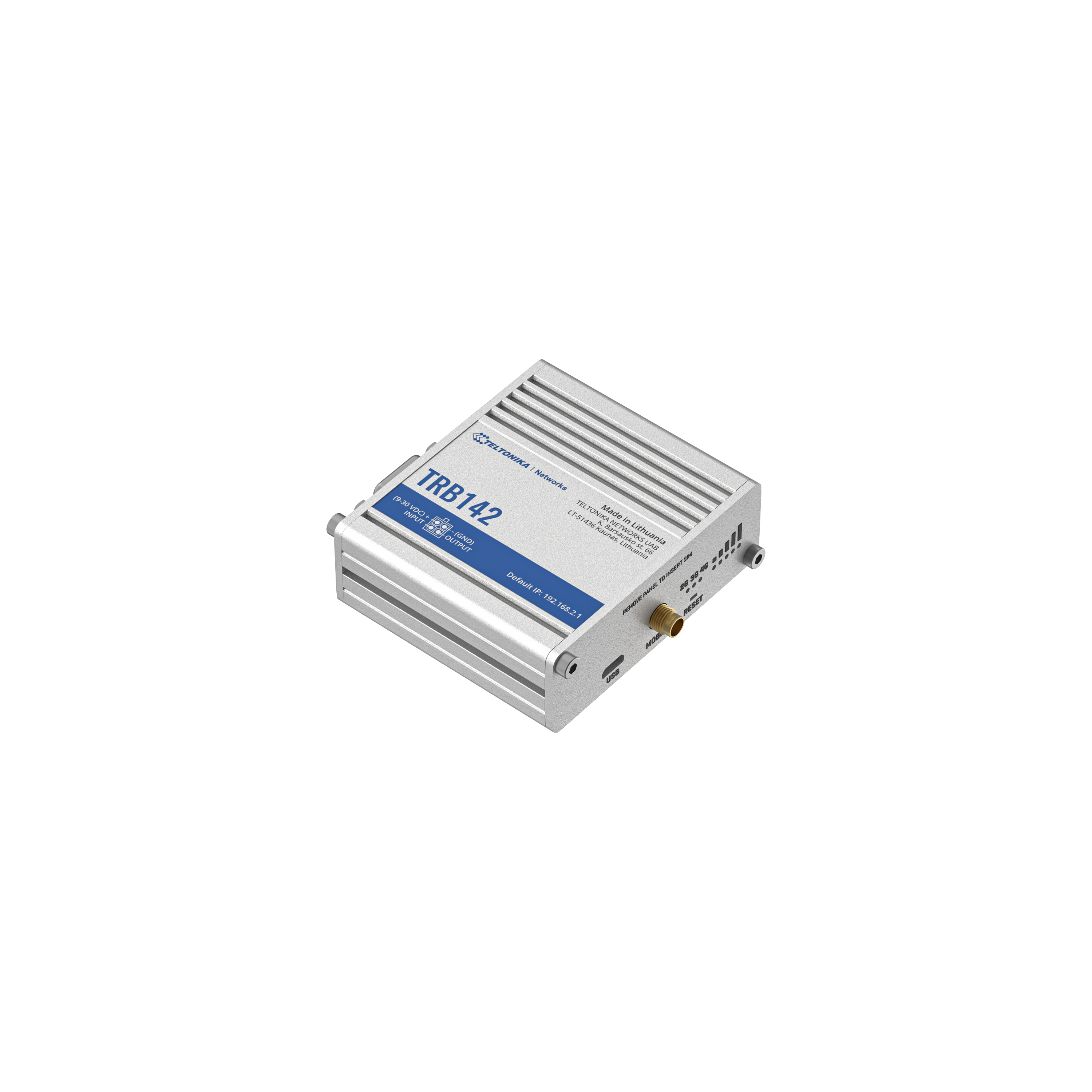 Teltonika TRB142 industrial rugged LTE RS232 Gateway - EU version Teltonika TRB142 industrial rugged LTE RS232 Gateway - EU version