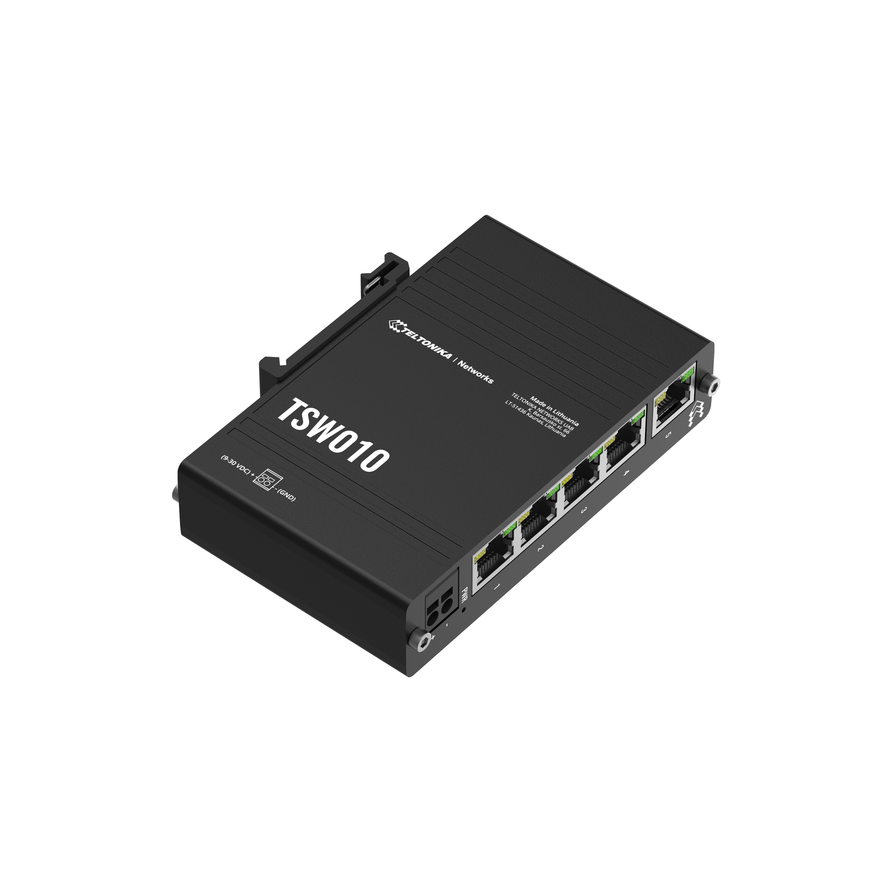 Teltonika TSW010 DIN Rail Ethernet Switch Teltonika TSW010 DIN Rail Ethernet Switch