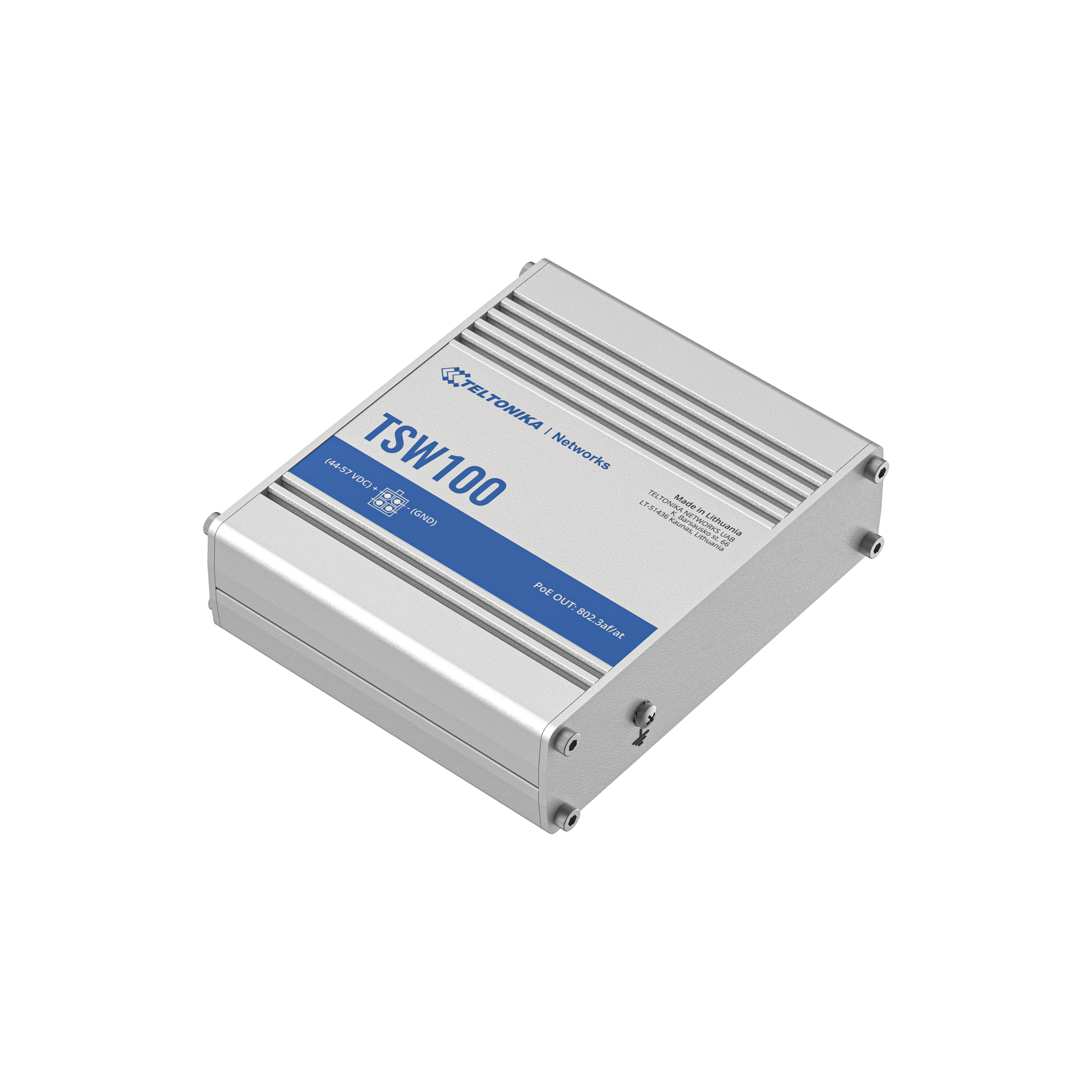 Teltonika TSW100 industrieller PoE+ Ethernet Switch Teltonika TSW100 industrieller PoE+ Ethernet Switch