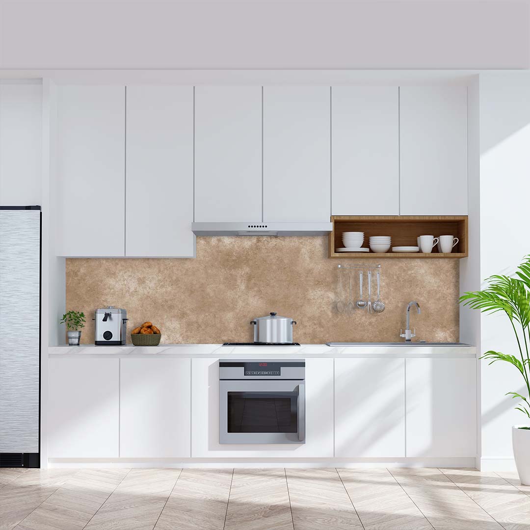 Beton Braun, fugenlose Wandpaneele aus Alu-Verbund 3mm, Küchenrückwand Beton Braun, fugenlose Wandpaneele aus Alu-Verbund 3mm, Küchenrückwand