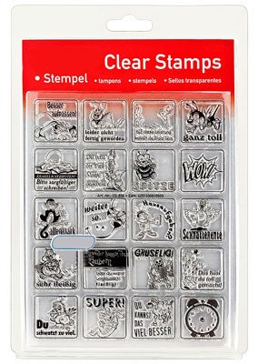 46856 - Clear Stamp Set - Lehrer Stempel - 46856 - Clear Stamp Set - Lehrer Stempel -