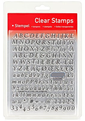 46837 - Clear Stamp Set - Alphabet Klassisch - 46837 - Clear Stamp Set - Alphabet Klassisch -
