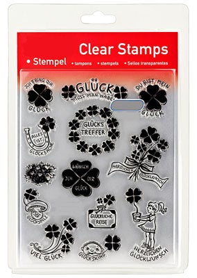 46847 - Clear Stamp Set - Viel Glück - 46847 - Clear Stamp Set - Viel Glück -