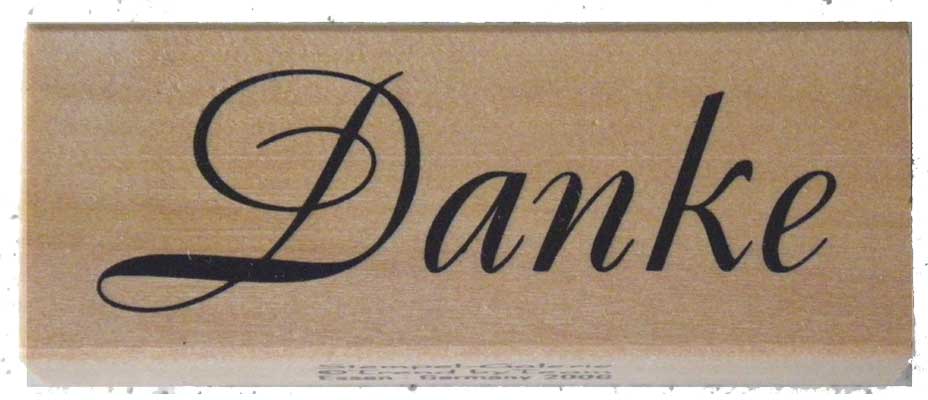 20941 - Schrift-Stempel - 20x40 mm - Danke - 20941 - Schrift-Stempel - 20x40 mm - Danke -