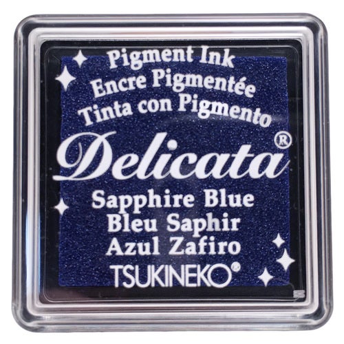 85018 - Delicata - Mini - Sapphire Blue - Stempelkissen - 85018 - Delicata - Mini - Sapphire Blue - Stempelkissen -