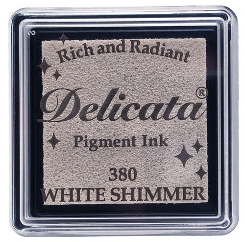 85080 - Delicata - Mini - White Shimmer - Stempelkissen - 85080 - Delicata - Mini - White Shimmer - Stempelkissen -