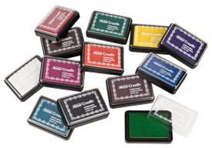 43799 - Tinten-Stempelkissen - 12er Set - 53x76 mm 43799 - Tinten-Stempelkissen - 12er Set - 53x76 mm