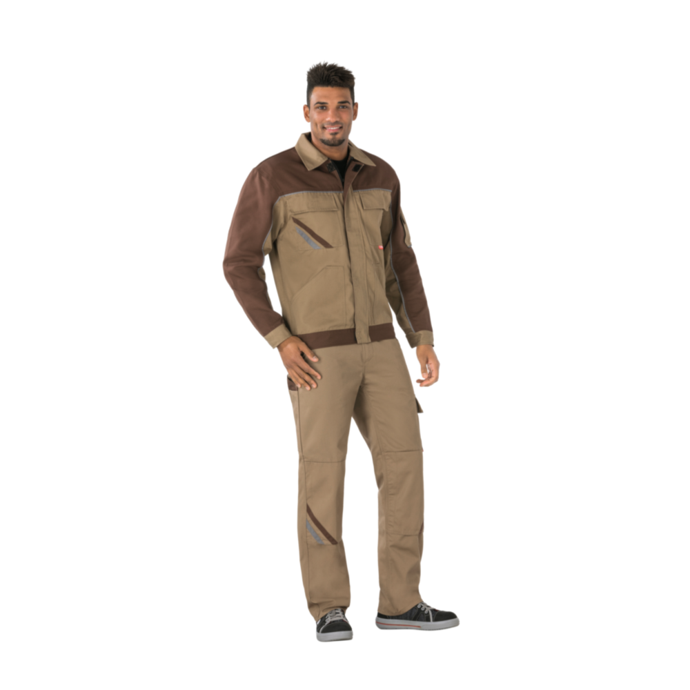 Planam Highline Bundjacke khaki/braun/zink Gr. 28, 2314028 – Bild 2