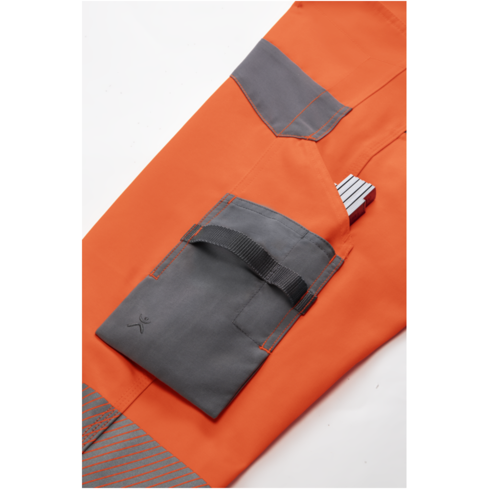 Norit_Warnschutz_Damen_Bundhose_orange_zink_Detail3